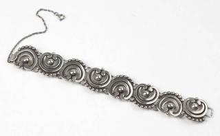 Appraisal: A silver bracelet Los Castillo Stamped Los Castillo Taxco Sterling