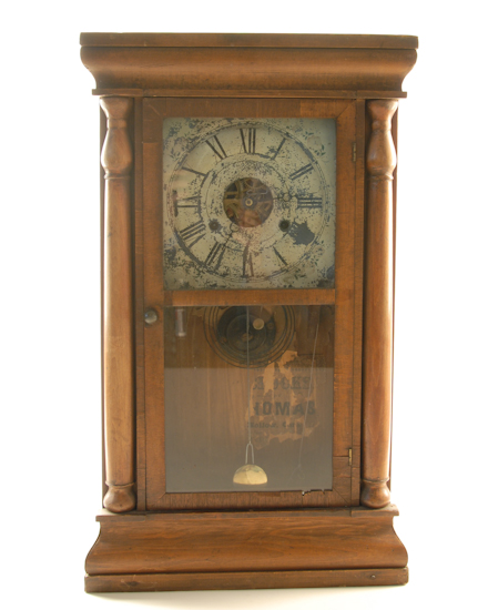 Appraisal: Seth Thomas Clock with Partial Label H W D