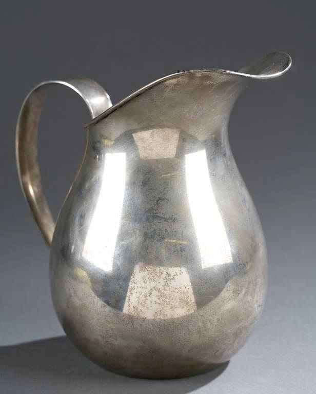 Appraisal: Allan Adler Sterling Pitcher An Allan Adler Sterling pitcher Impressed