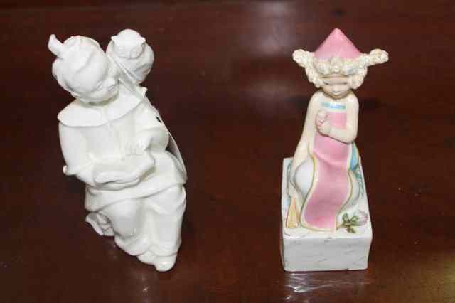 Appraisal: A ROYAL WORCESTER PORCELAIN MODEL 'Magnolia Bud' and one other