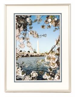 Appraisal: Sachs Washington Monument in Spring Print Arnie Sachs American -