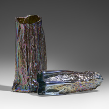 Appraisal: Dale Chihuly PILCHUCK STUMPS SET OF TWO USA hand-blown glass