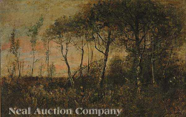 Appraisal: Joseph Jefferson IV American Louisiana - Jefferson Island Landscape with