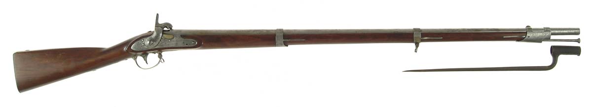 Appraisal: WHITNEY CONVERSION MUSKET WITH SOUTH CAROLINA MARKINGS AND BAYONET Cal