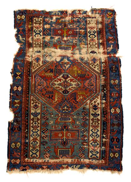 Appraisal: Northeast Caucasian rug seychour region circa th century or earlier