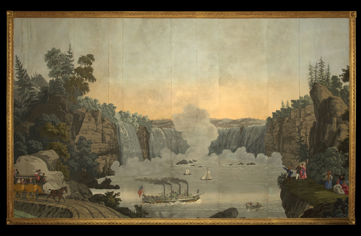 Appraisal: Niagara Falls a Set of Jean Zuber et Cie Rixheim