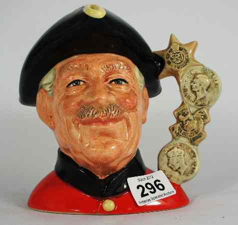 Appraisal: Royal Doulton Large Character Jug Chelsea Pensioner D with Special