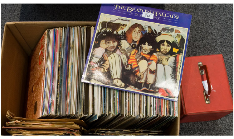 Appraisal: Large Collection Of Mixed Records Comprising The Beatles White Label