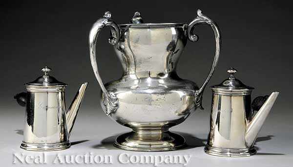 Appraisal: An American Aesthetic Silverplate Tyg Barbour Silver Co Hartford CT