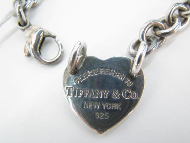 Appraisal: Tiffany Co Return to Tiffany heart tag choker in sterling