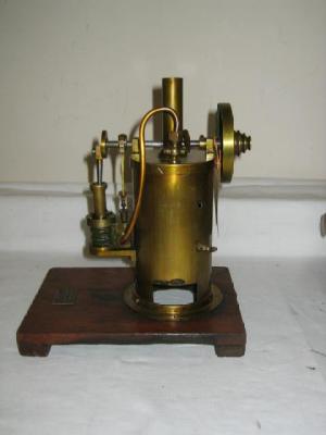 Appraisal: A Steven's model dockyard vertical spirit fired stationary engine single