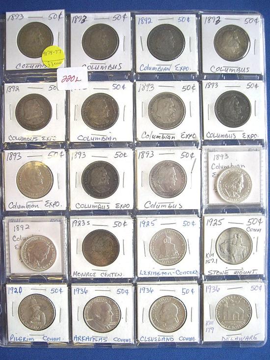 Appraisal: Lot of Classic Silver Commemoratives - includes a Robinson-Arkansas a