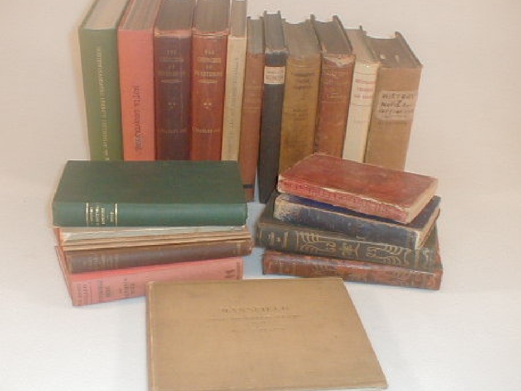 Appraisal: A quantity of books relating to Nottinghamshire and Derbyshire boxes