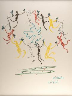 Appraisal: Dance With a Dove Picasso Pablo Spanish Dance With a