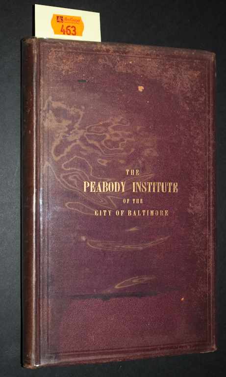 Appraisal: Baltimore Institutions Anonymous ''The Peabody Institute of the City of