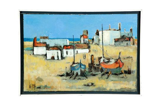 Appraisal: BEACHSCAPE AMERICAN OR EUROPEAN ND HALF TH CENTURY Oil on