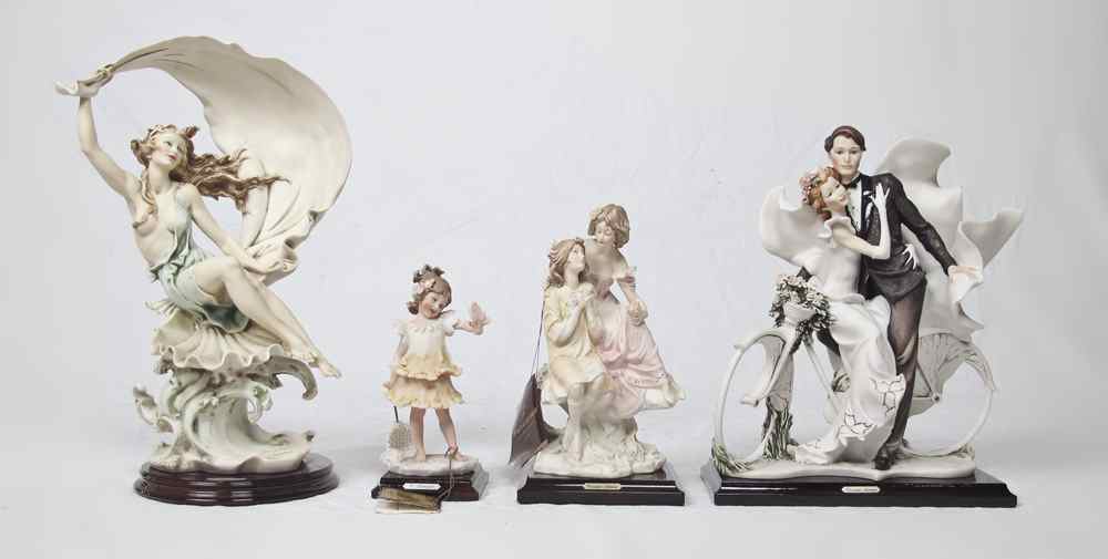 Appraisal: GIUSEPPE ARMANI LIMITED EDITION FIGURINES To include YOUNG DREAMS P