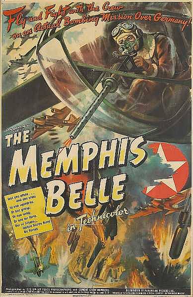 Appraisal: A movie poster from 'The Memphis Belle ' Paramount A