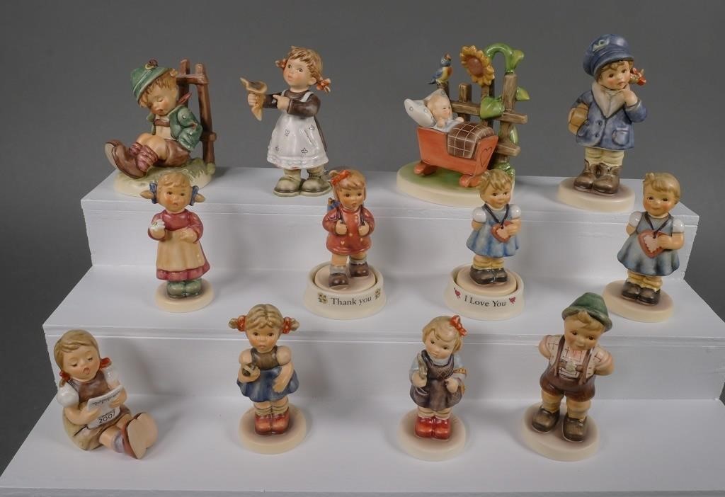 Appraisal: Collection of Hummel figurines TMK- Hummels included Little Miss Mail