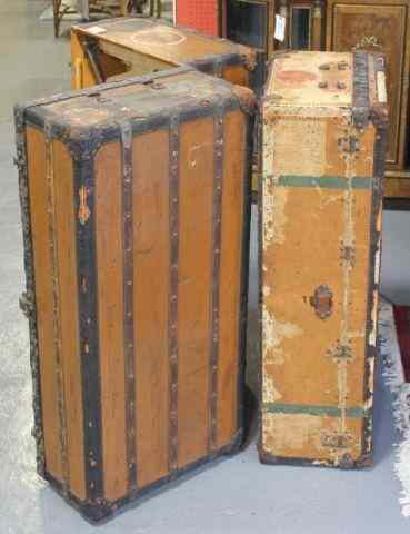 Appraisal: Early LOUIS VUITTON Trunks Both as is in as found