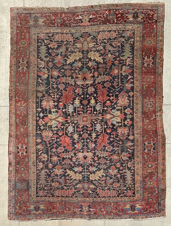 Appraisal: GOROVAN HERIZ RUG Ca Room size with open field floral