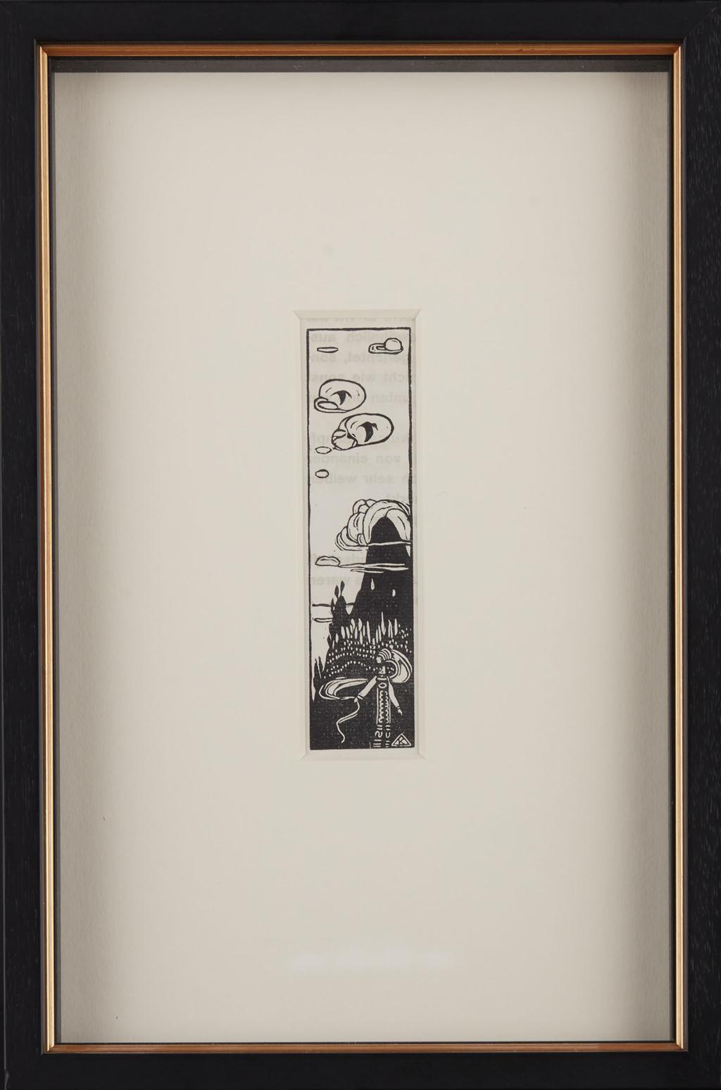 Appraisal: WASSILY KANDINSKY - 'DER SCHLEIER' 'KL NGE' SUITE WOODCUT CIRCA