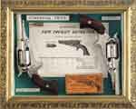 Appraisal: PAIR OF REMINGTON NEW POCKET CARTRIDGE CONVERSION REVOLVERS WITH DISPLAY