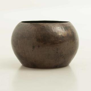 Appraisal: Dirk Van Erp Copper Pot Dirk Van Erp hammered copper