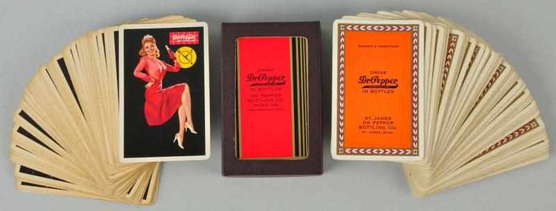 Appraisal: Lot of Dr Pepper Playing Card Decks Description s Includes