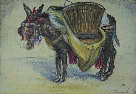 Appraisal: Rudolf Helmut Sauter Don Carlos de Torremolinos a Spanish donkey