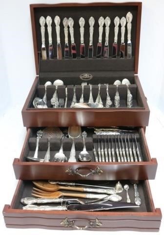 Appraisal: LARGE LOT OF GORHAM STERLING FLATWARE IN THEMELROSE PATTERN TO