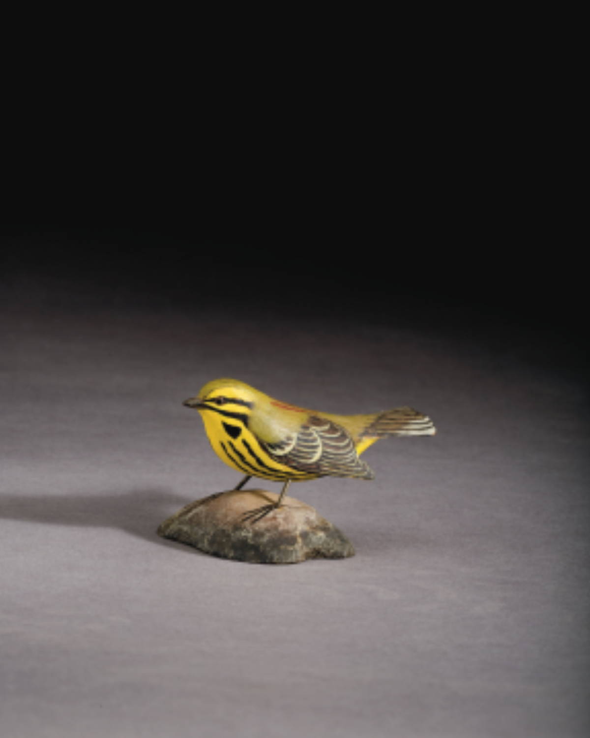 Appraisal: JESS BLACKSTONE AMERICAN - CARVED AND PAINTED PRAIRIE WARBLER CIRCA