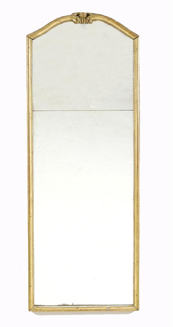 Appraisal: MIRROR th c Molded and gilt wood H B cm