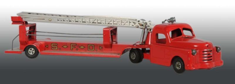 Appraisal: Pressed Steel Structo No Hook Ladder Truck Description Has Structo