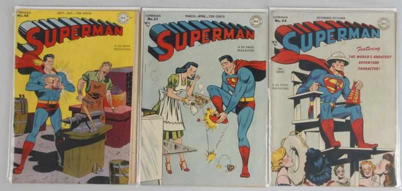 Appraisal: Lot of s Superman Comics Description This lot includes issues