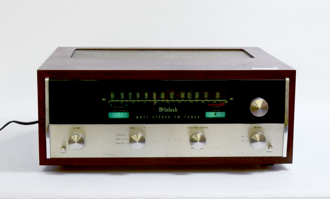 Appraisal: VINTAGE MCINTOSH MK- STEREO TUNER Tested and working properly CONDITION