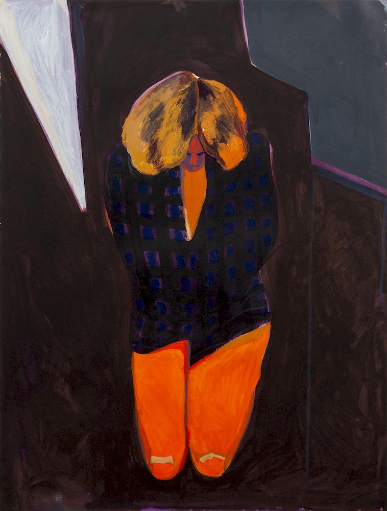 Appraisal: Fritz Scholder American - Mystery Woman Fritz Scholder American -