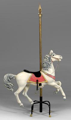 Appraisal: Dentzel painted carousel horse figure Dentzel Steam amp Electric Carousels