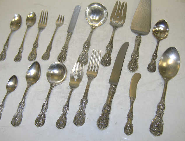 Appraisal: REED BARTON TAUNTON MA Sterling silver Francis I pattern flatware