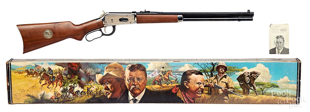 Appraisal: Winchester Teddy Roosevelt commemorative carbine Winchester Teddy Roosevelt commemorative saddle