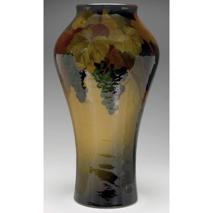 Appraisal: Huge and impressive Rookwood vase monumental shape covered in a