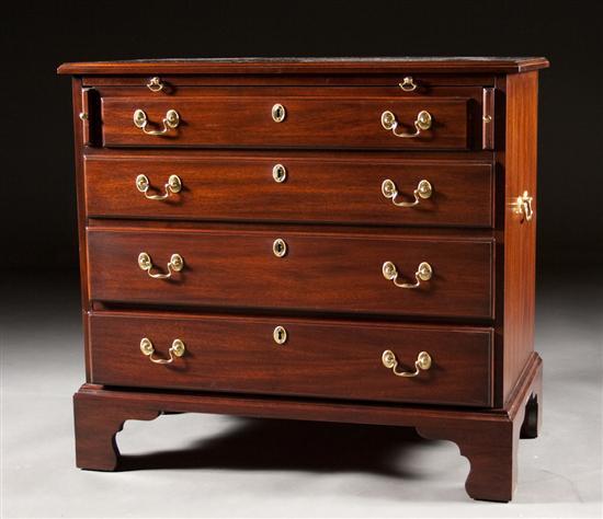 Appraisal: Federal style mahogany bachelor's chest Virginia Galleries Henkel Harris th