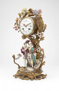 Appraisal: A French gilt Late th early th century the porcelain