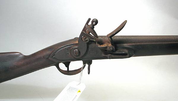 Appraisal: A U S Model flintlock contract musket by Steven Jenks