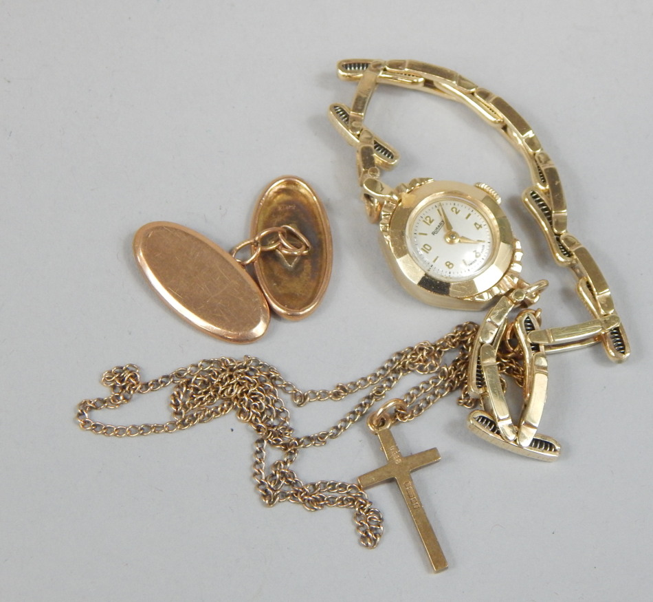 Appraisal: Various ct gold and other jewellery to include a pair