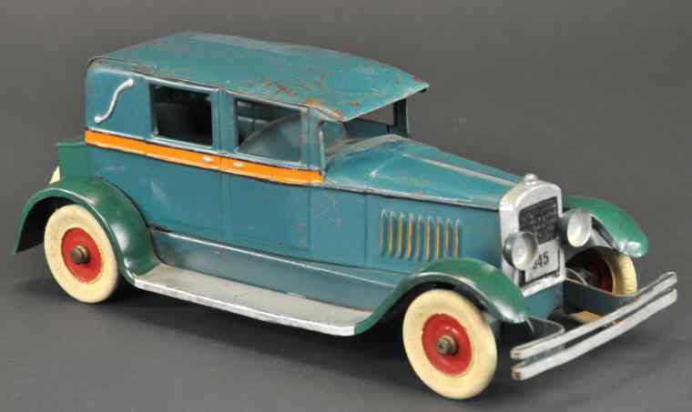 Appraisal: KINGSBURY SEDAN NO c pressed steel painted in blue body