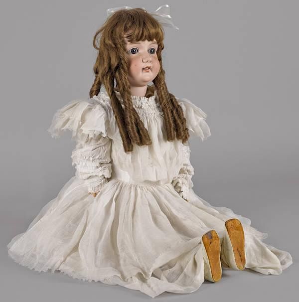 Appraisal: Large Armand Marseille bisque head doll inscribe Large Armand Marseille