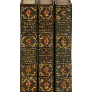 Appraisal: BINDINGS Works of Charles Read Autograph Edition Volumes Printed by