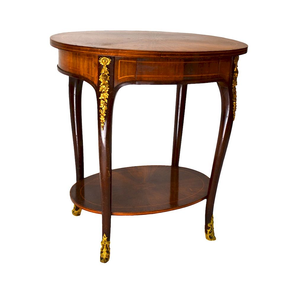 Appraisal: th Century French Louis XVI Style Side Table th Century