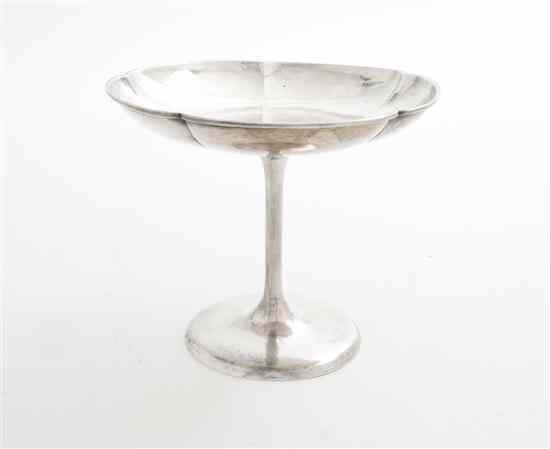 Appraisal: An American Arts Crafts Sterling Silver Compote Kalo Chicago having